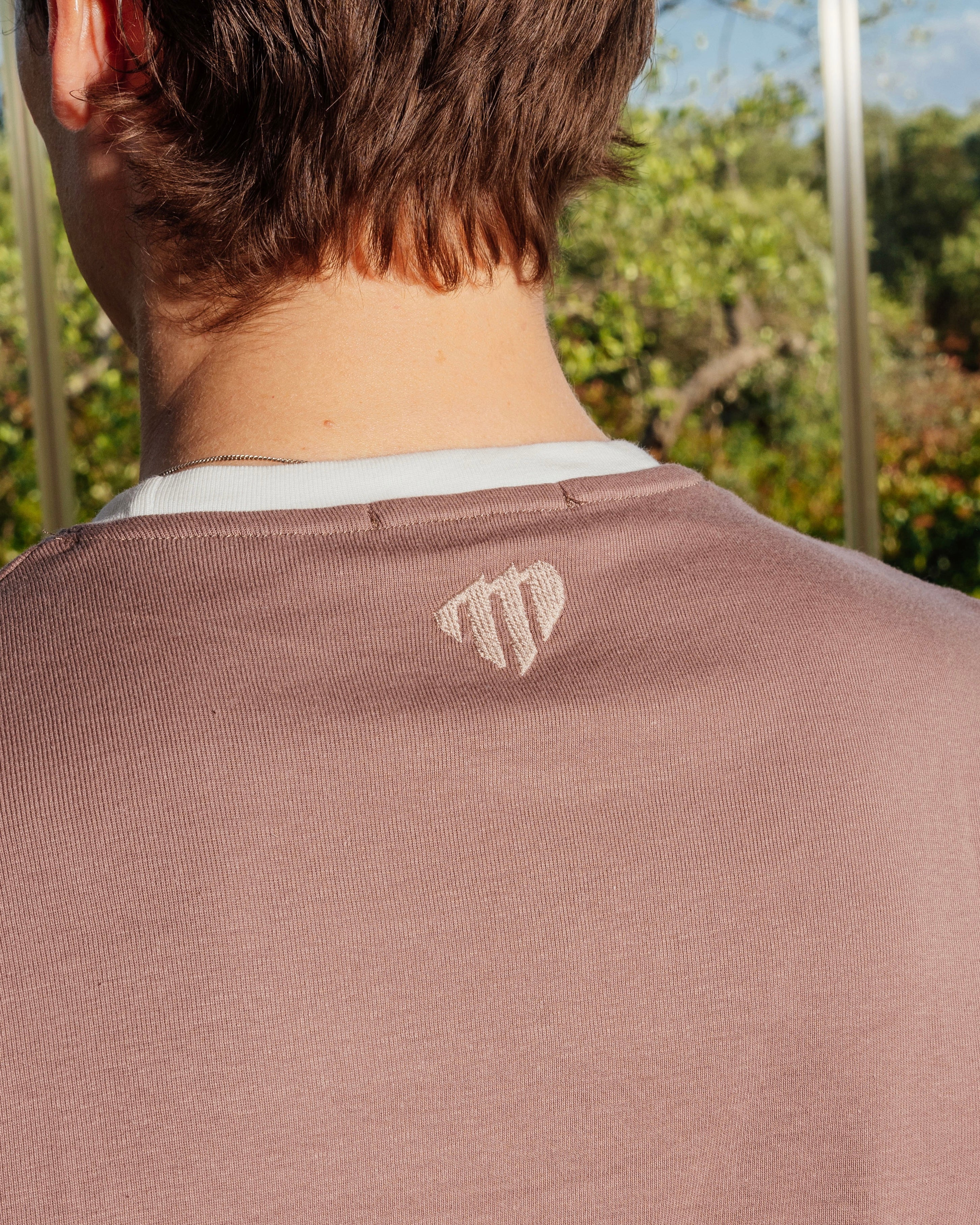 Ringer Tee Pack - Taupe/White