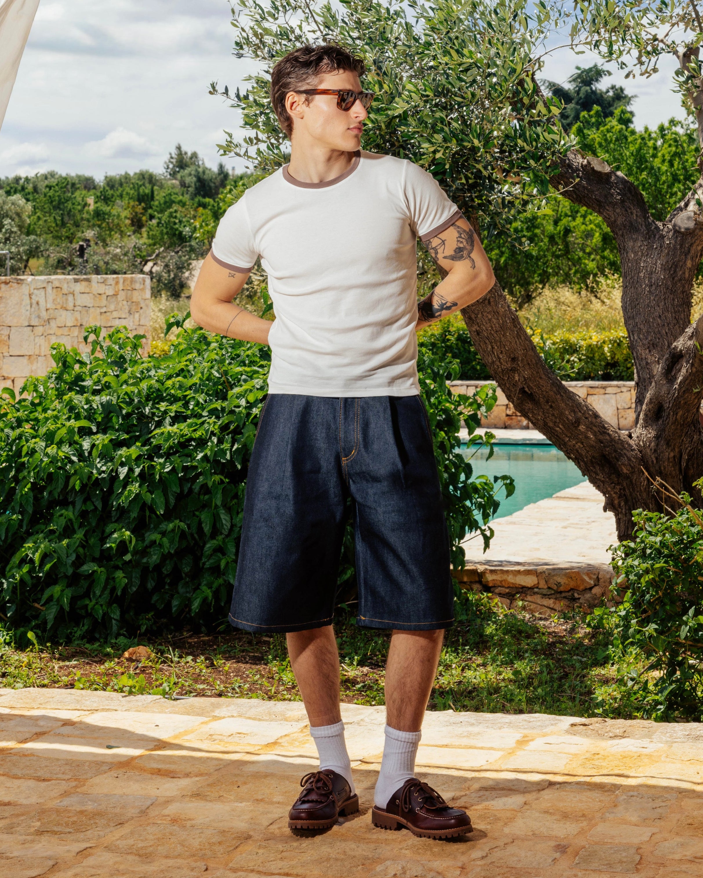 Jorts Pintstripe