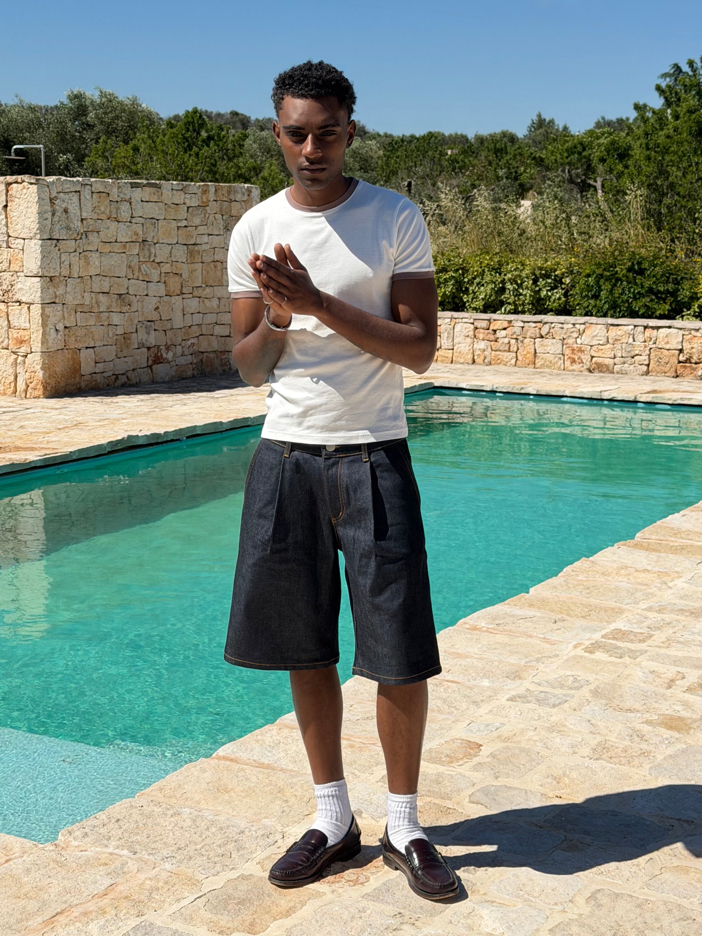 Jorts Pintstripe