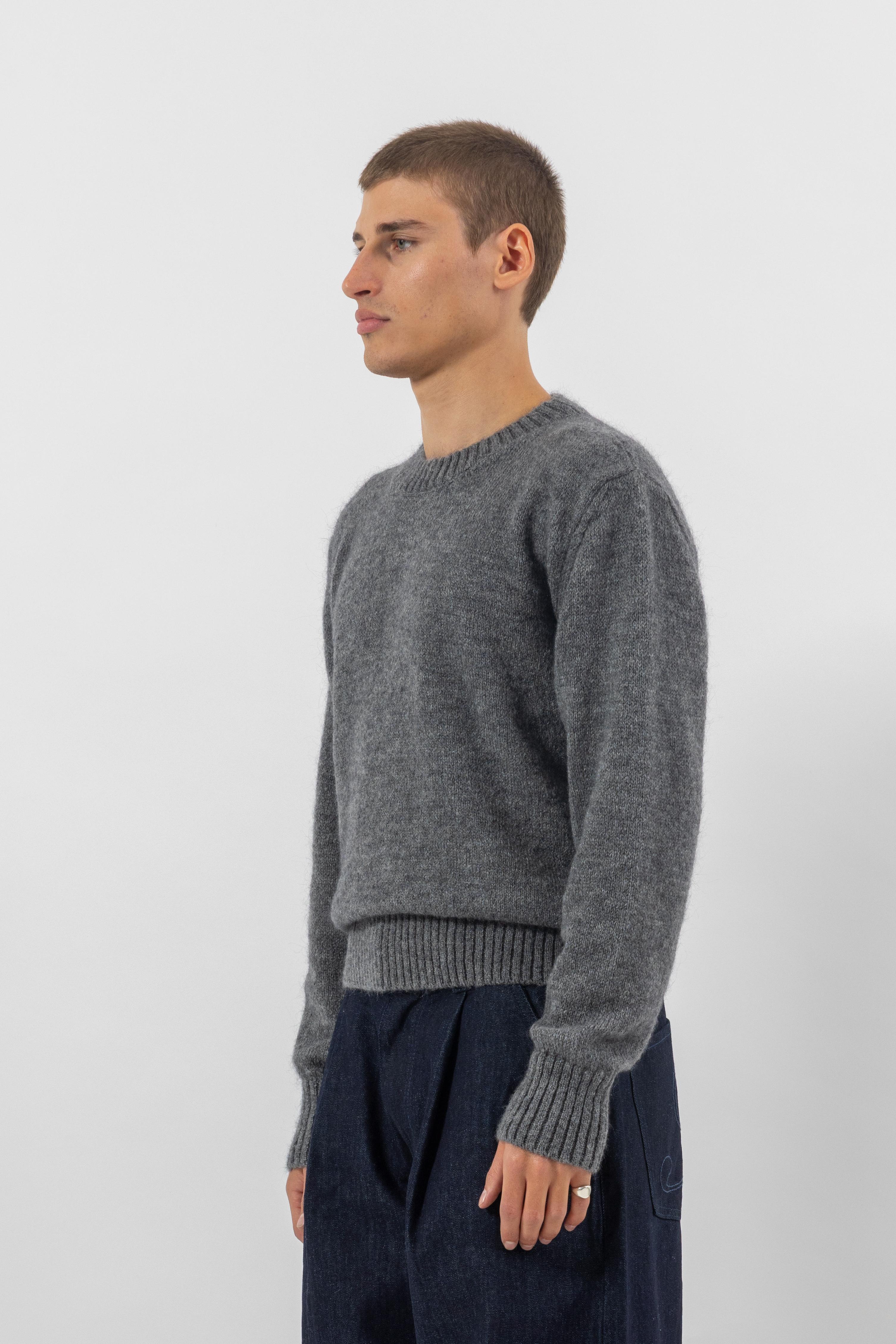 Mohair Grey Knit