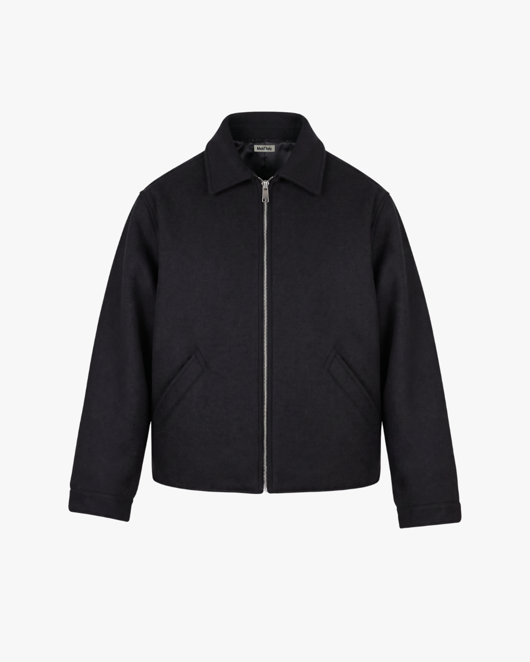 Merino Wool Jacket Black