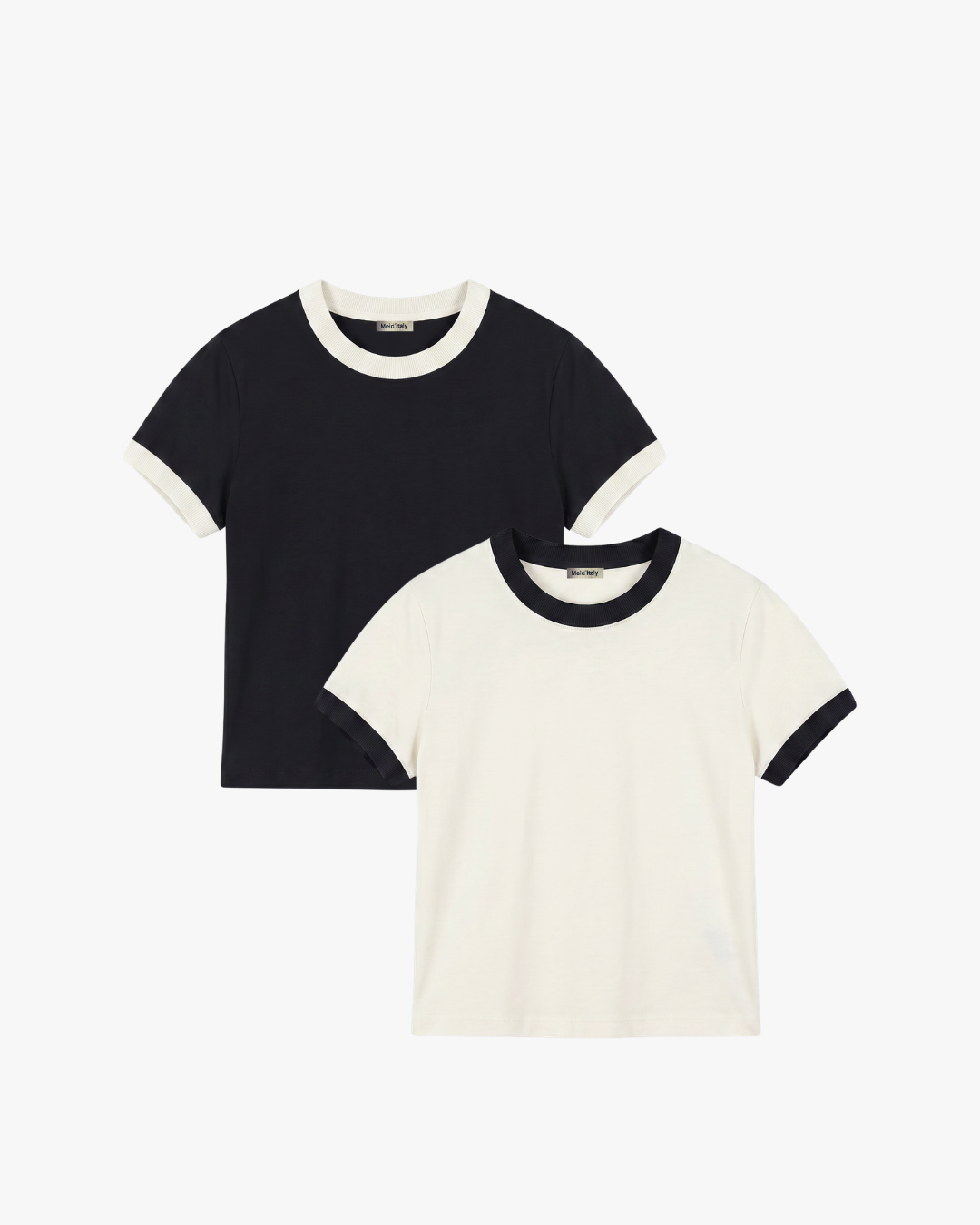 Ringer Tee Pack - Black/White