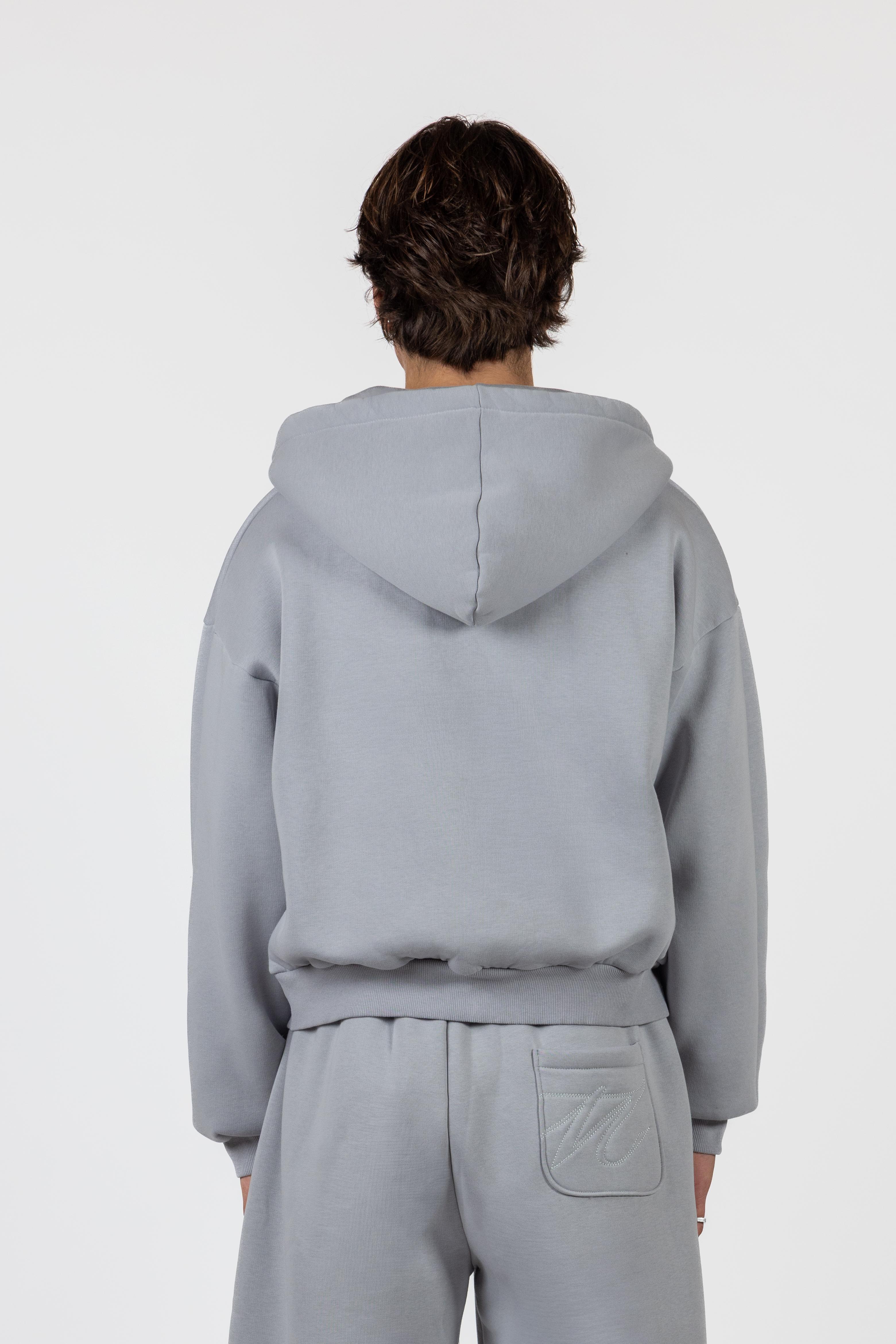 Zip-Hoodie Frost Grey