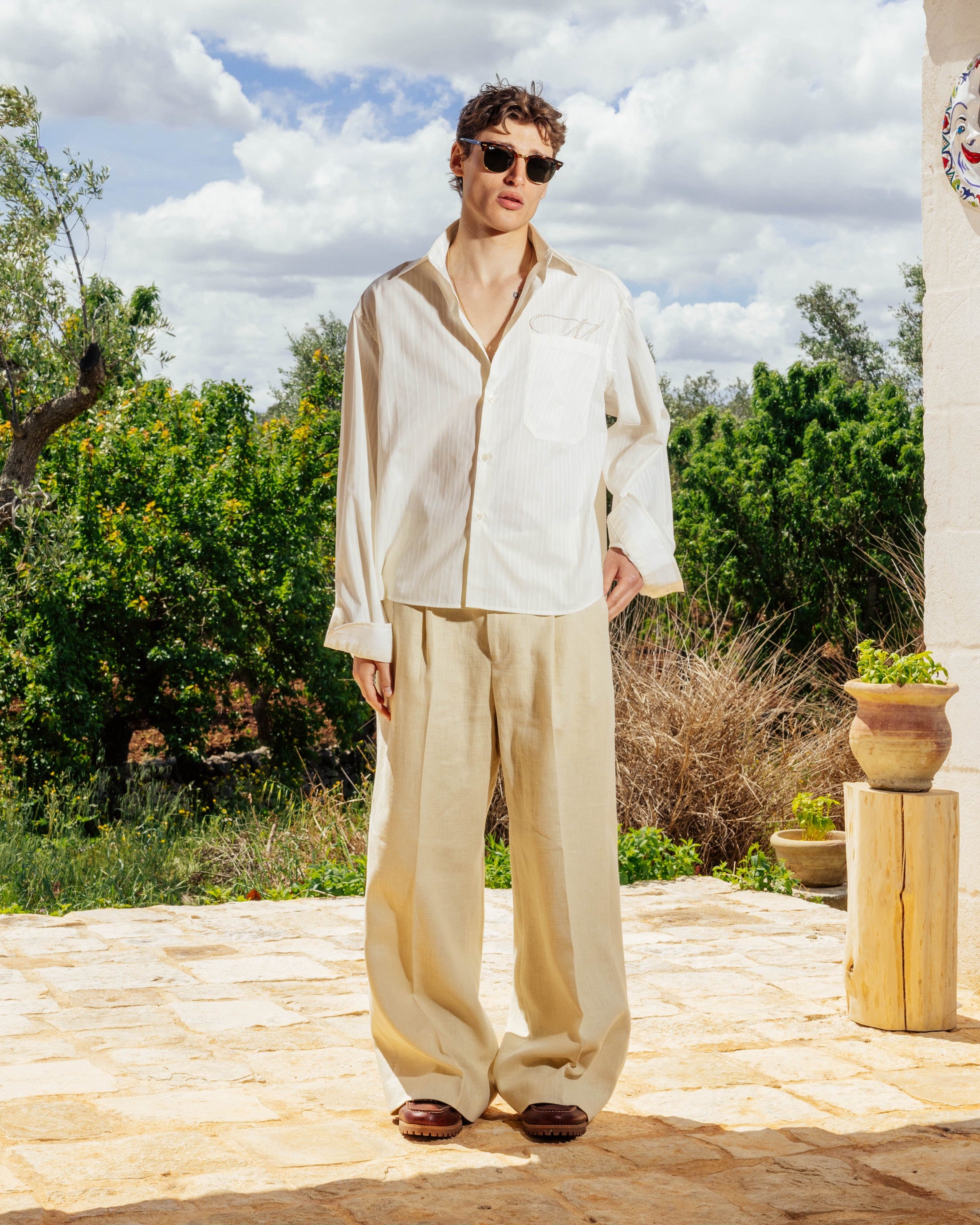 Ramiè Sartorial Pant - Cream