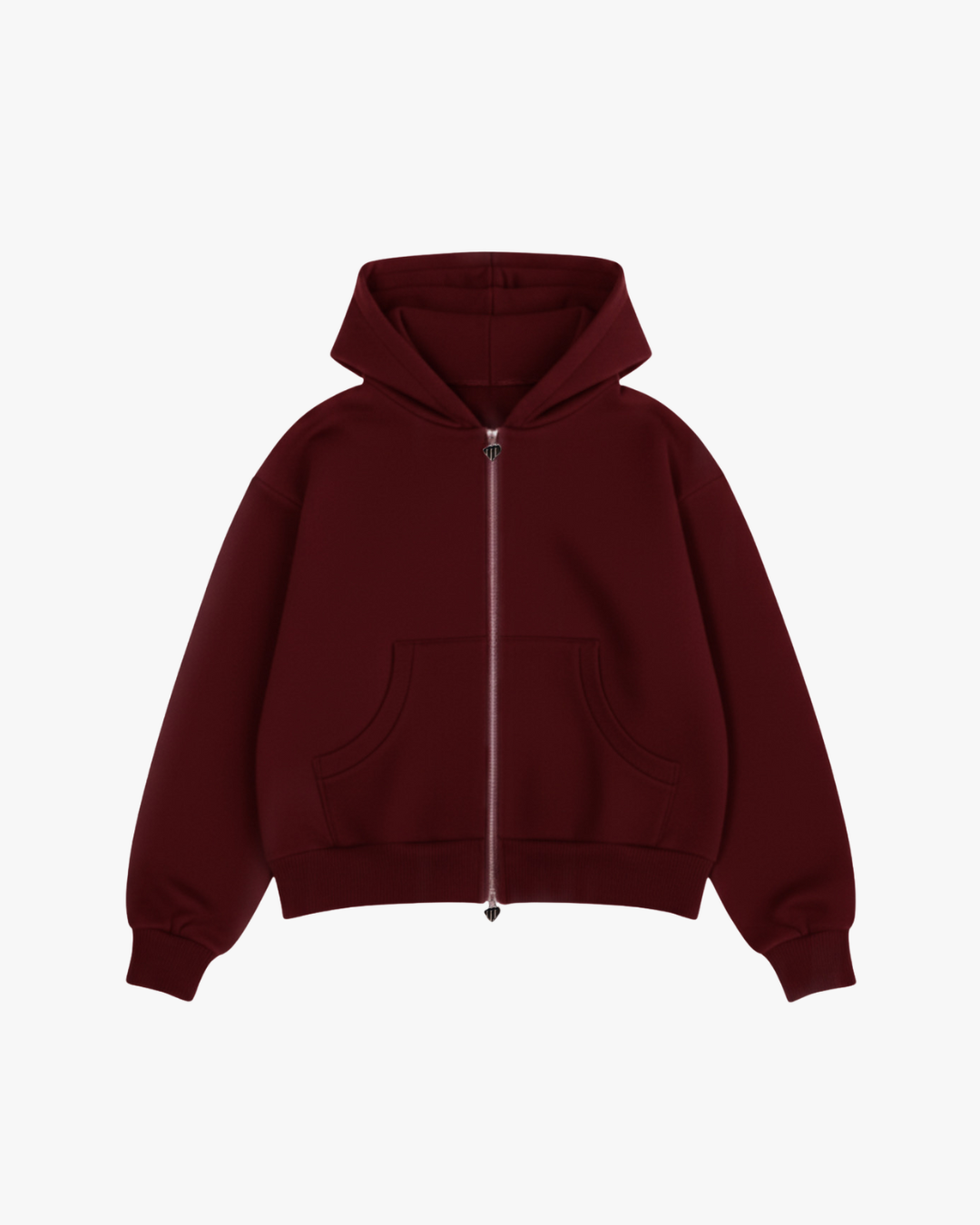 Zip-Hoodie Burgundy