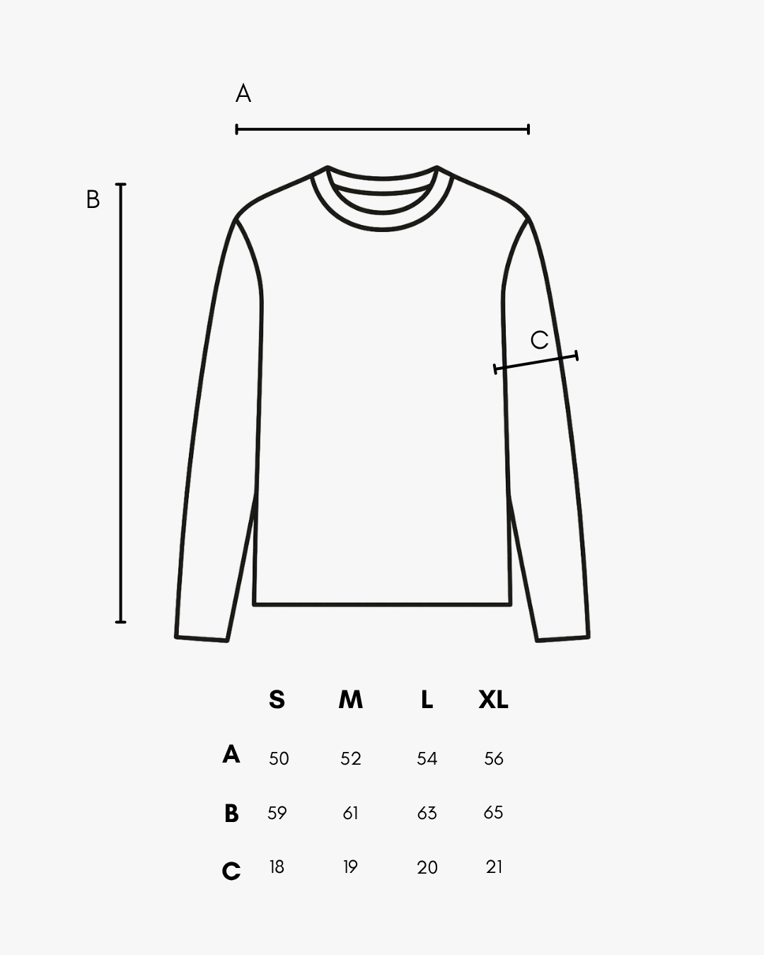 Mohair Cloud Knit - Guida alle taglie