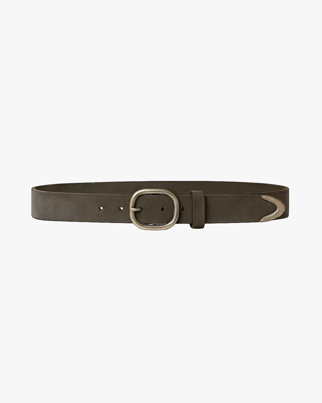 Cement Suede Belt