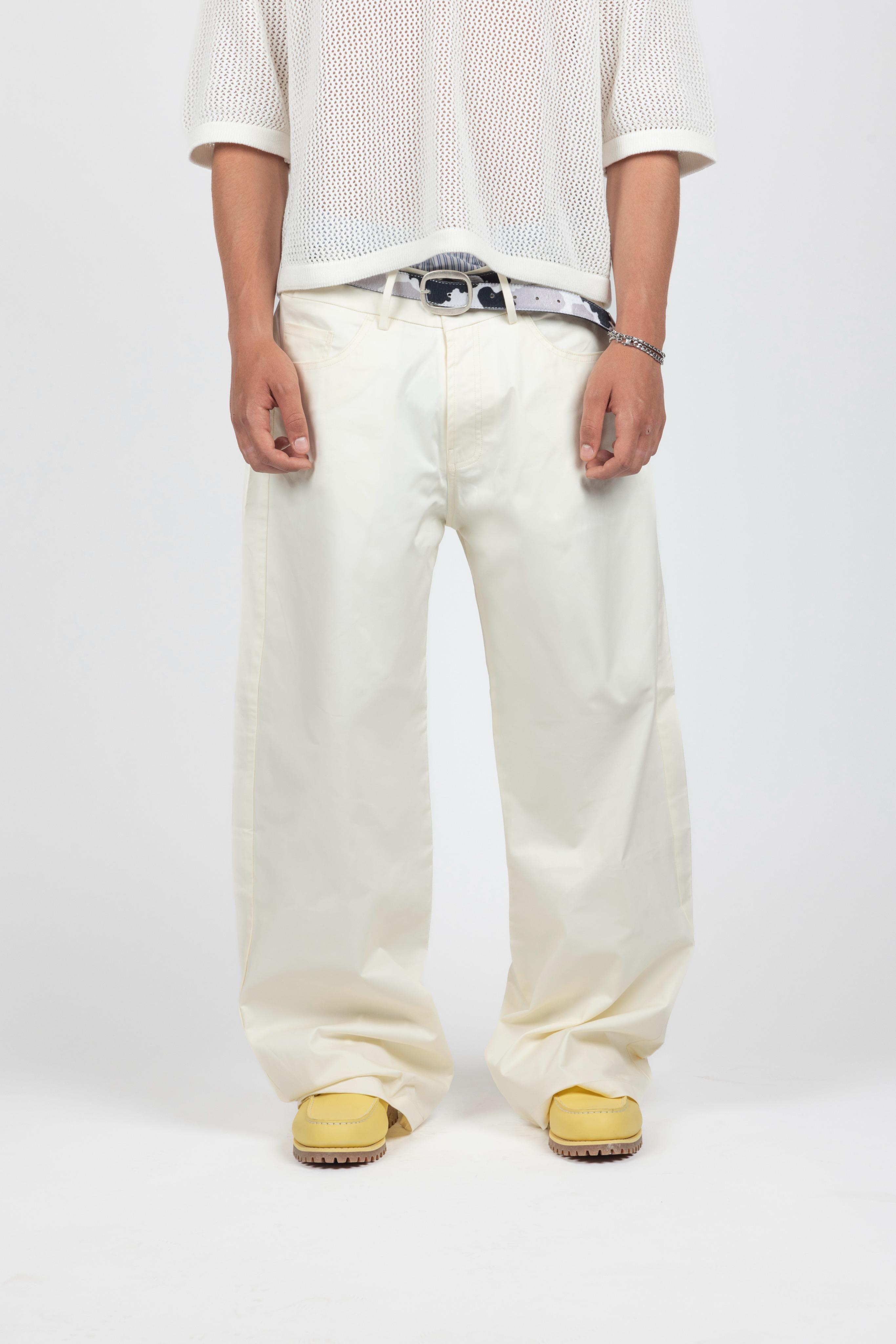 Cotton Pants - Cream