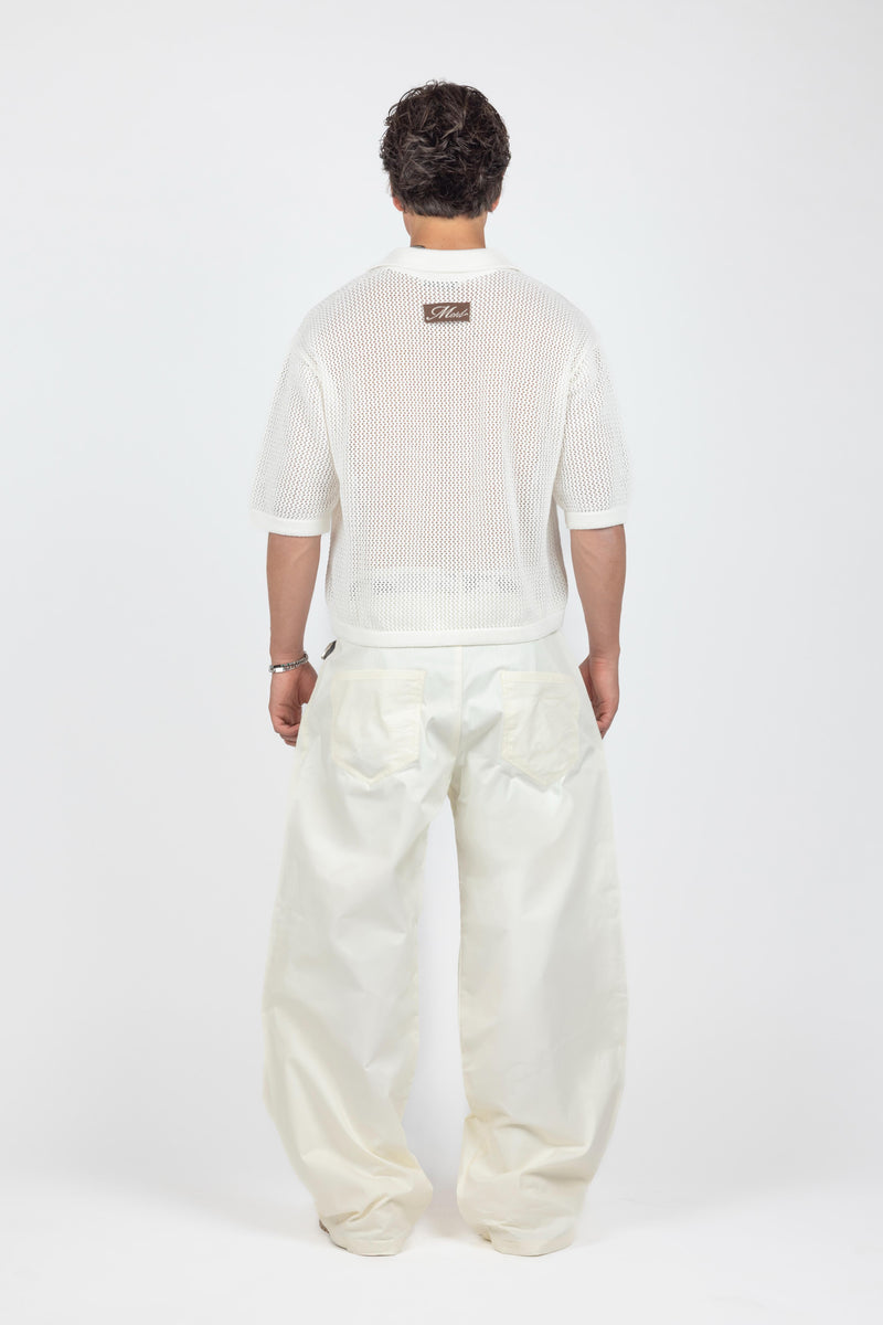 Cotton Pants - Cream