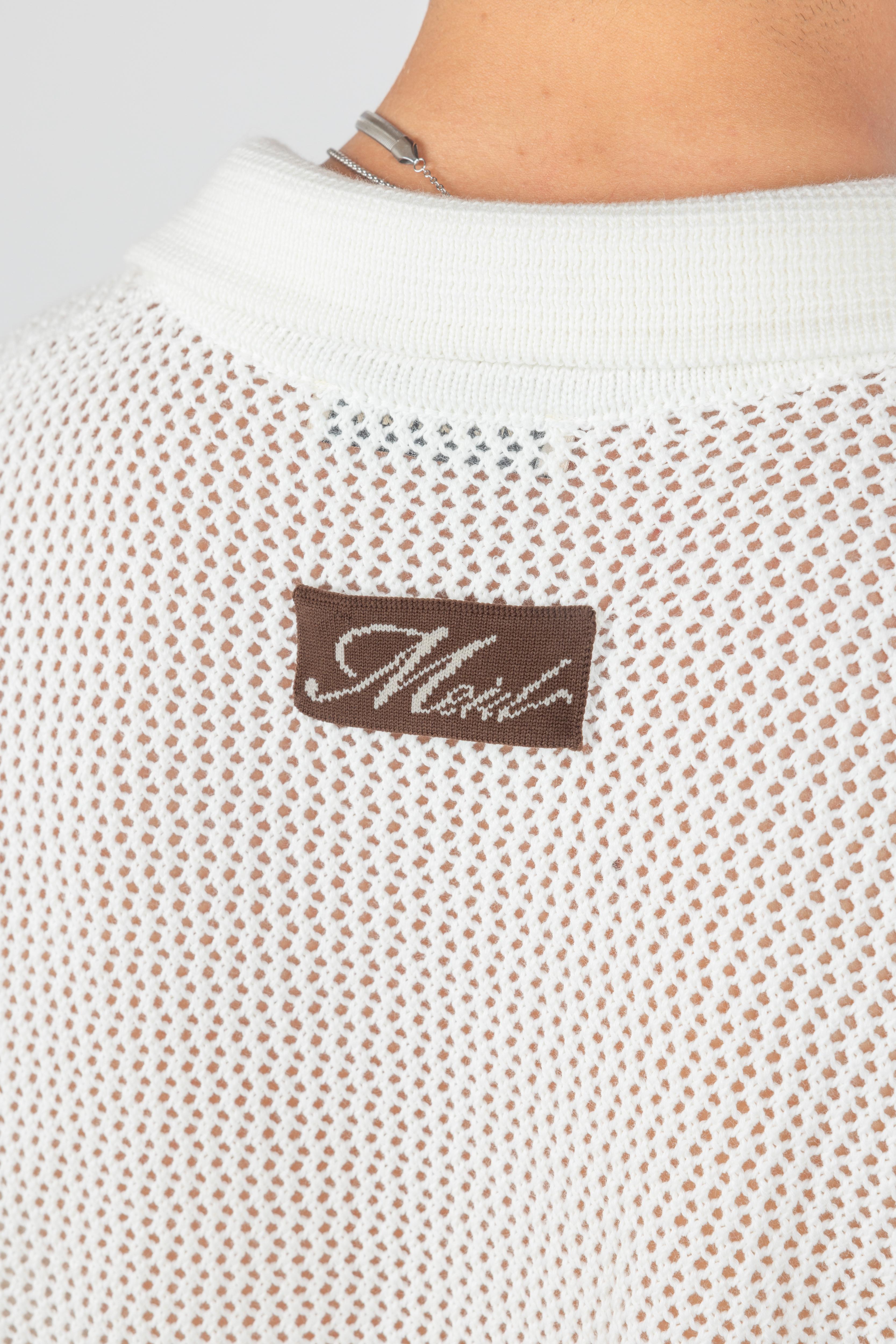 Polo Crochet - Cream