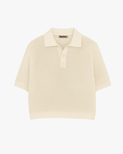 Polo Crochet - Cream