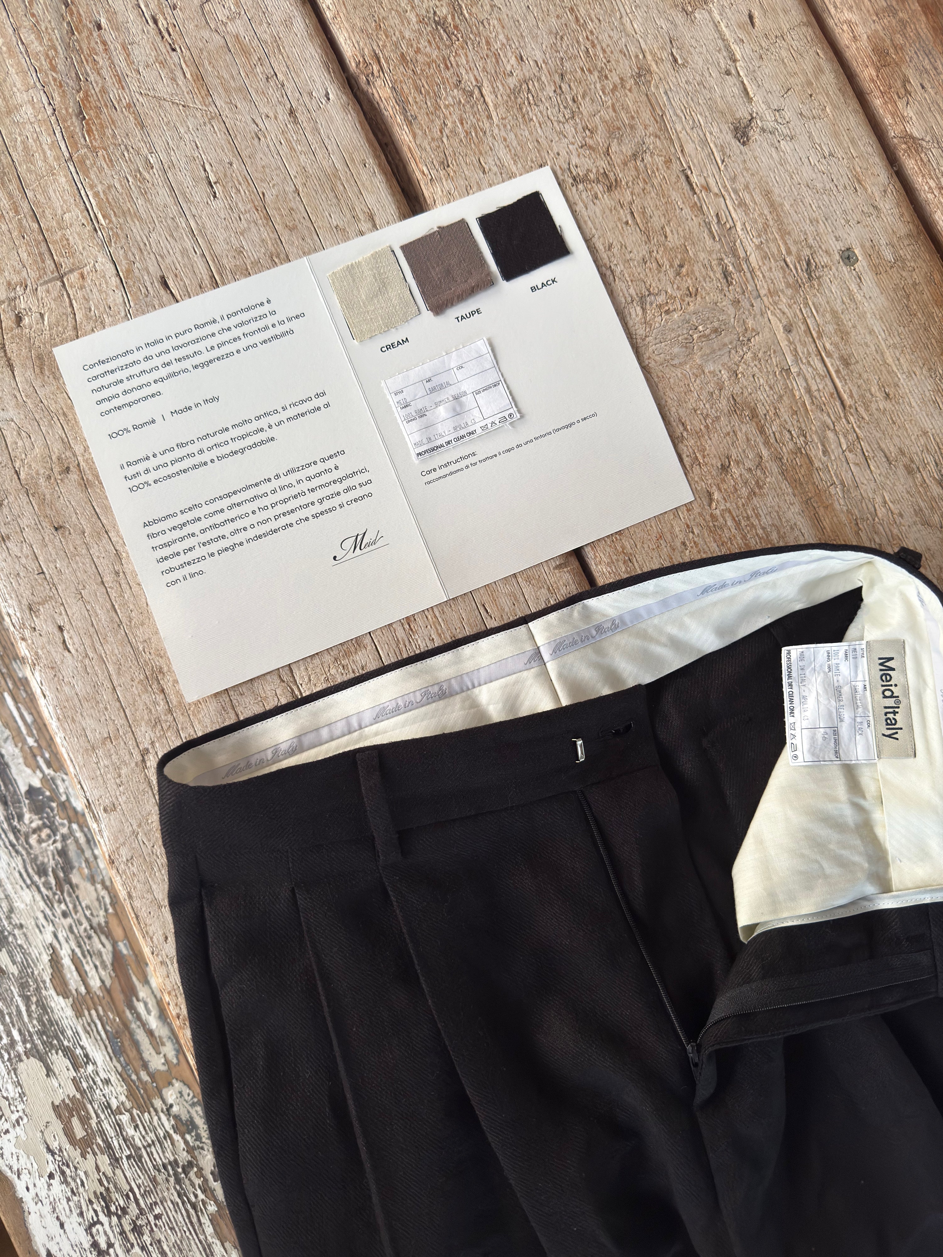Ramiè Sartorial Pant - Black