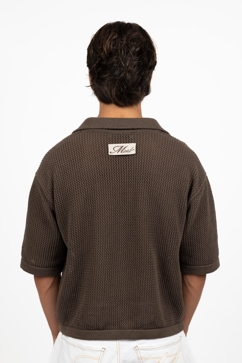 Polo Crochet - Moka