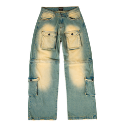 Meid Cargo Jeans 2in1 - Dirty Wash