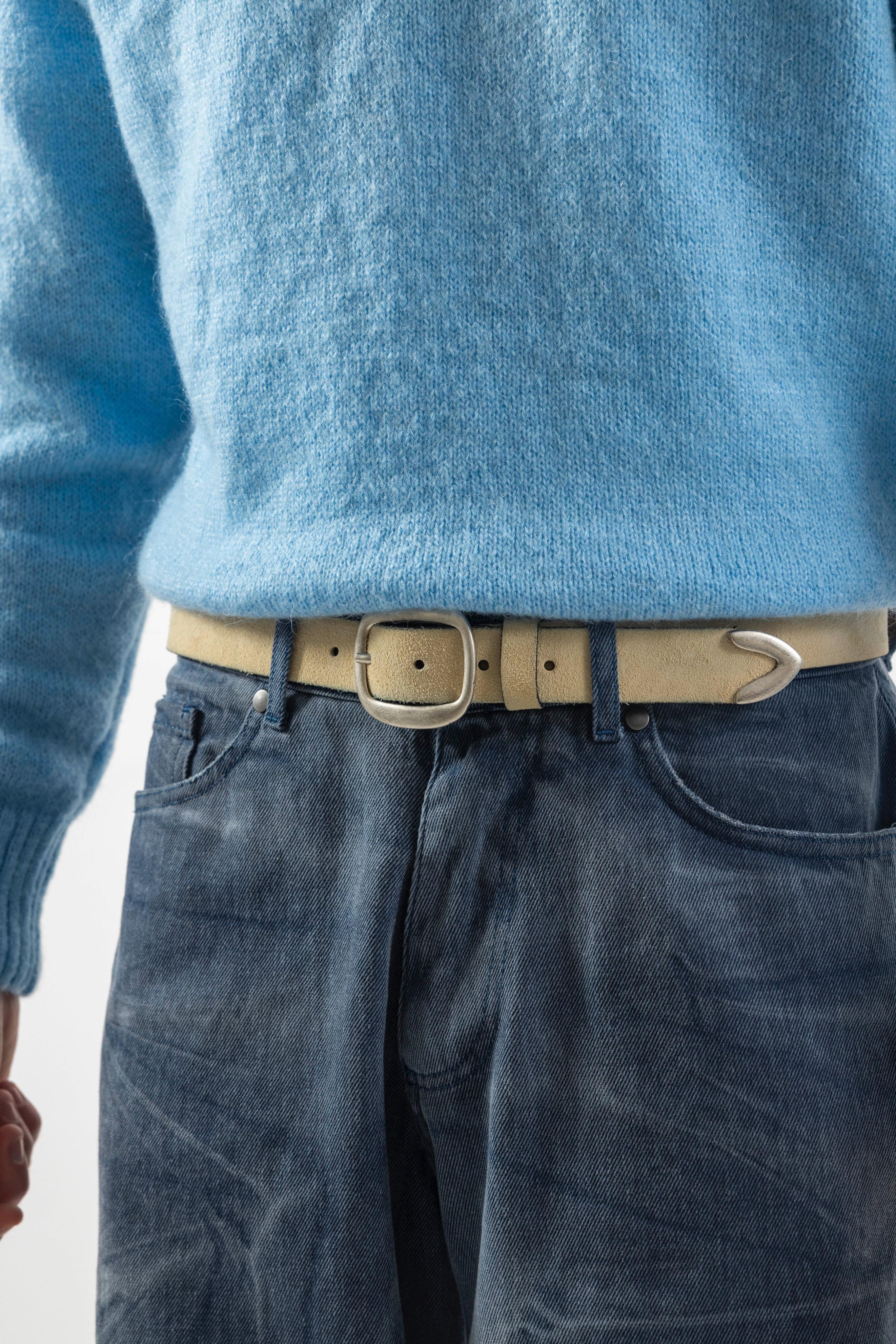 Milk Suede Belt