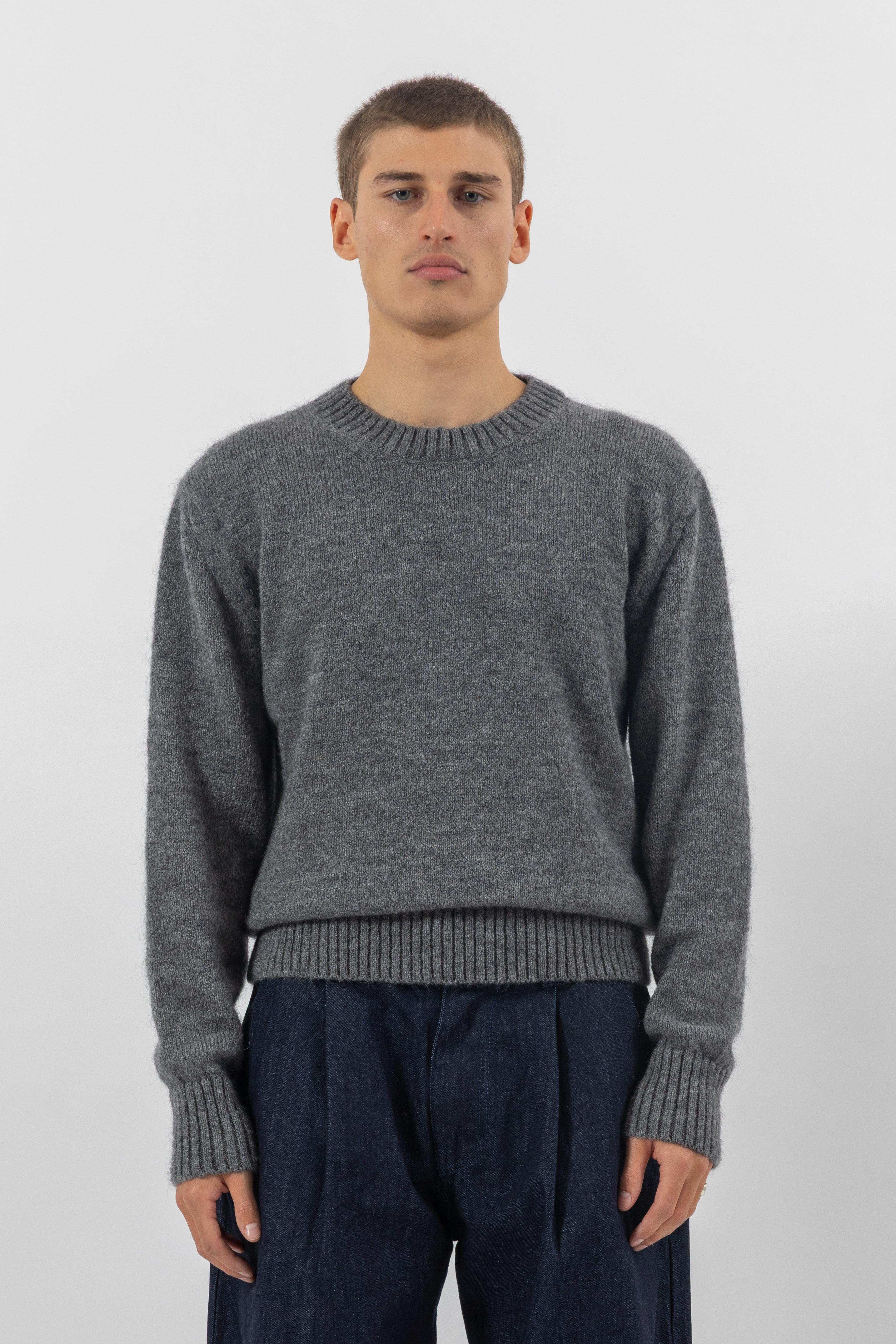 Mohair Grey Knit