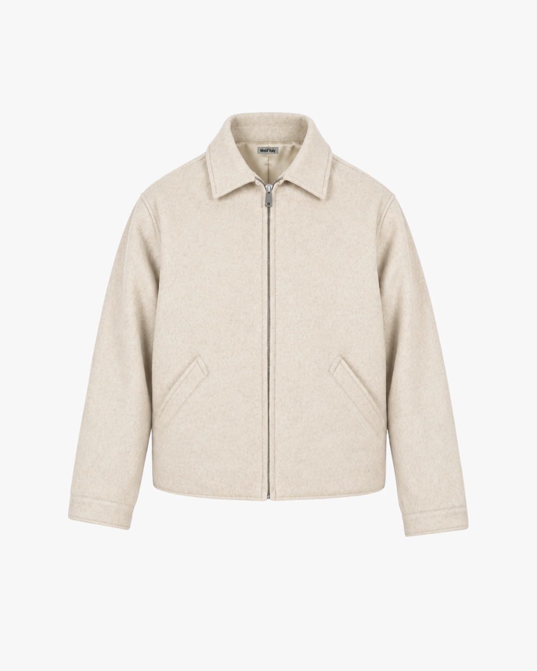Merino Wool Jacket Milk