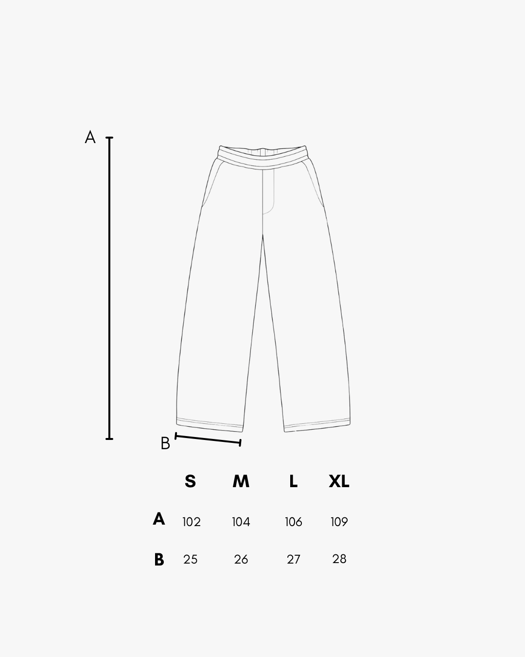 Sweatpant Hazel - Guida alle taglie